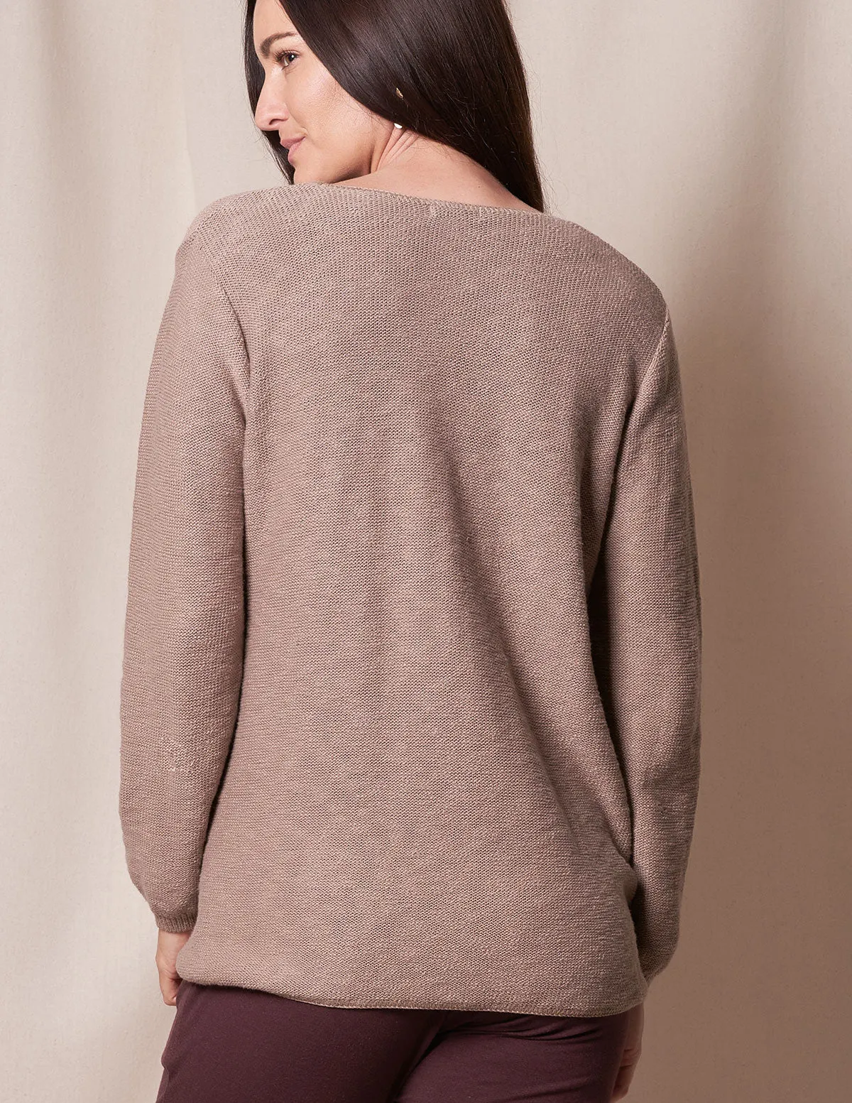 Lucia All Cotton Crew Sweater