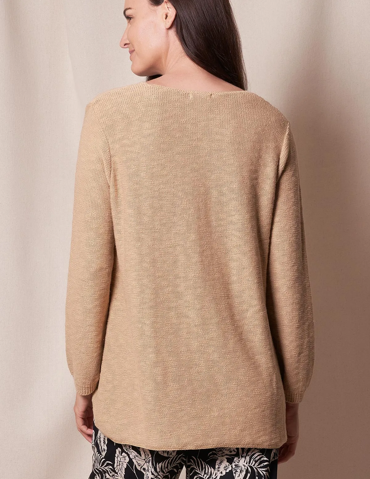 Lucia All Cotton Crew Sweater