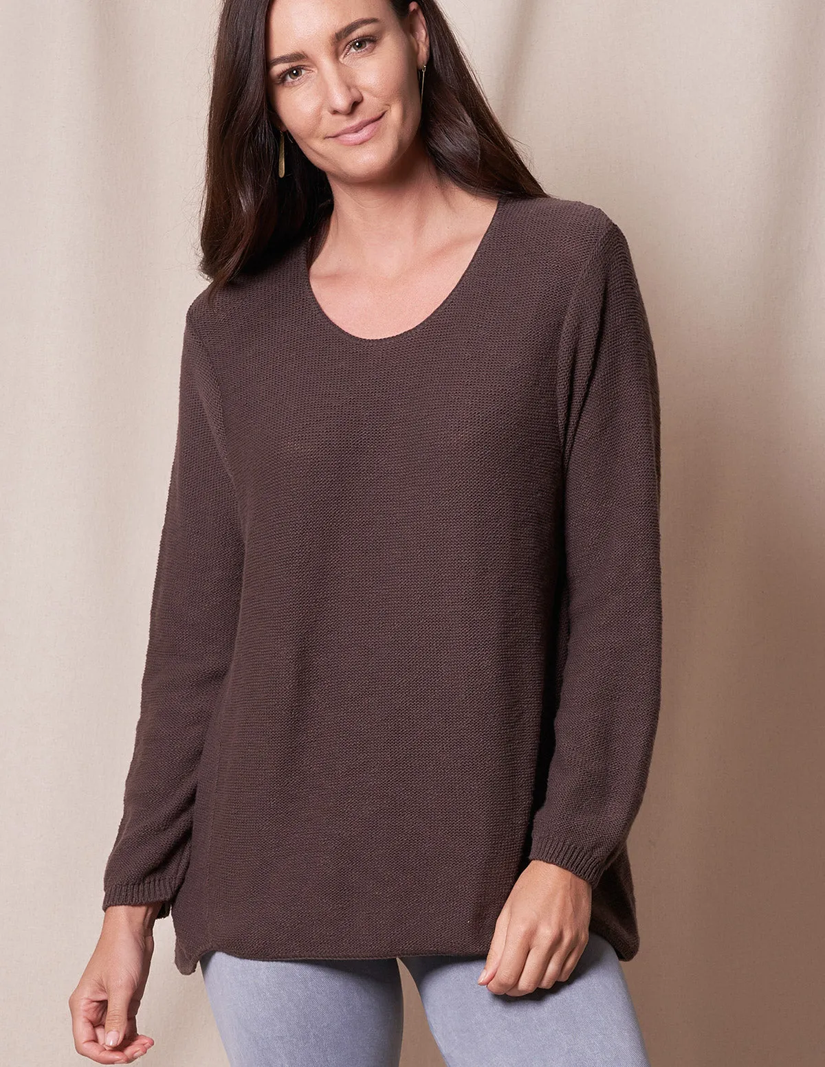 Lucia All Cotton Crew Sweater