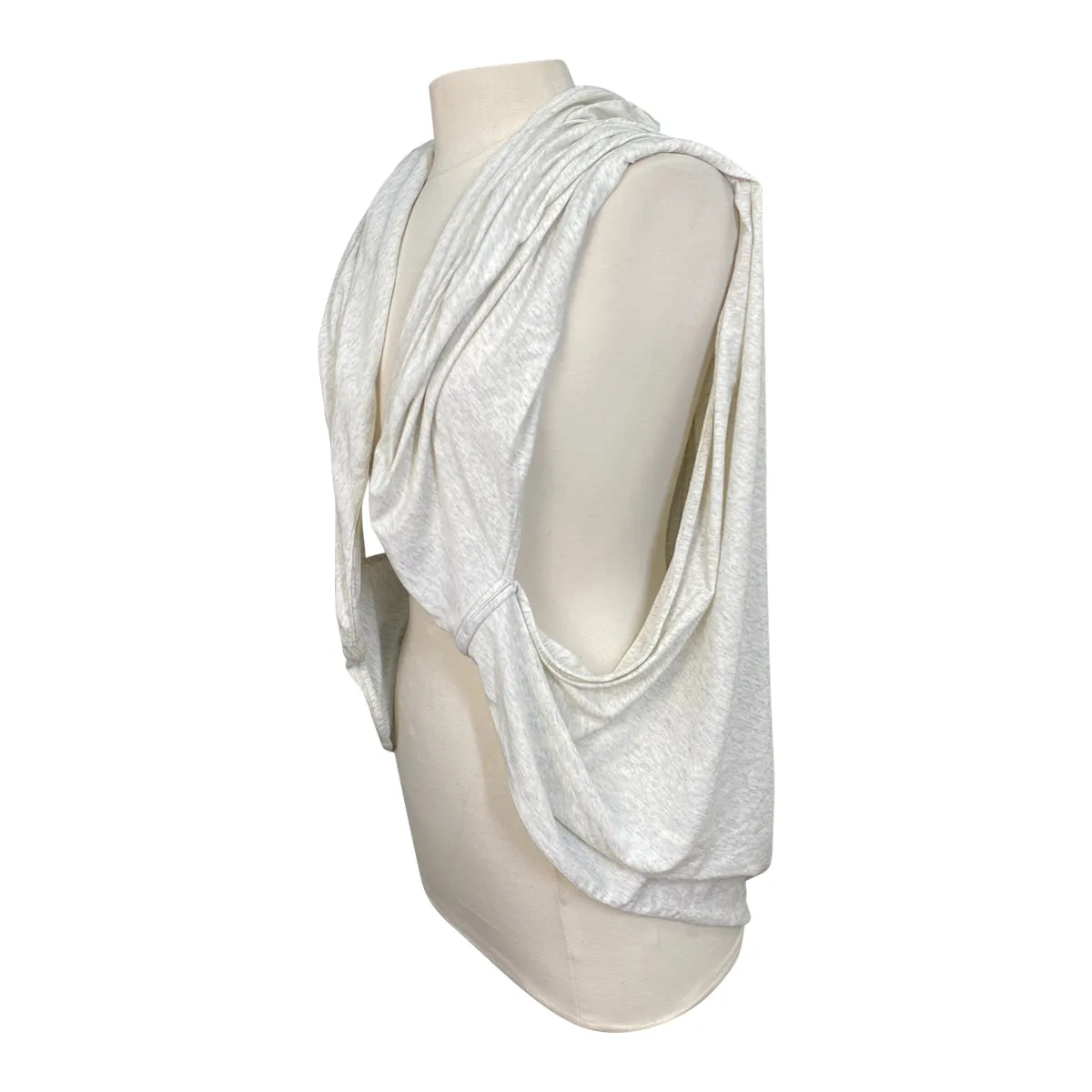 Lululemon Athletic Poncho Shawl in White Heather - One Size