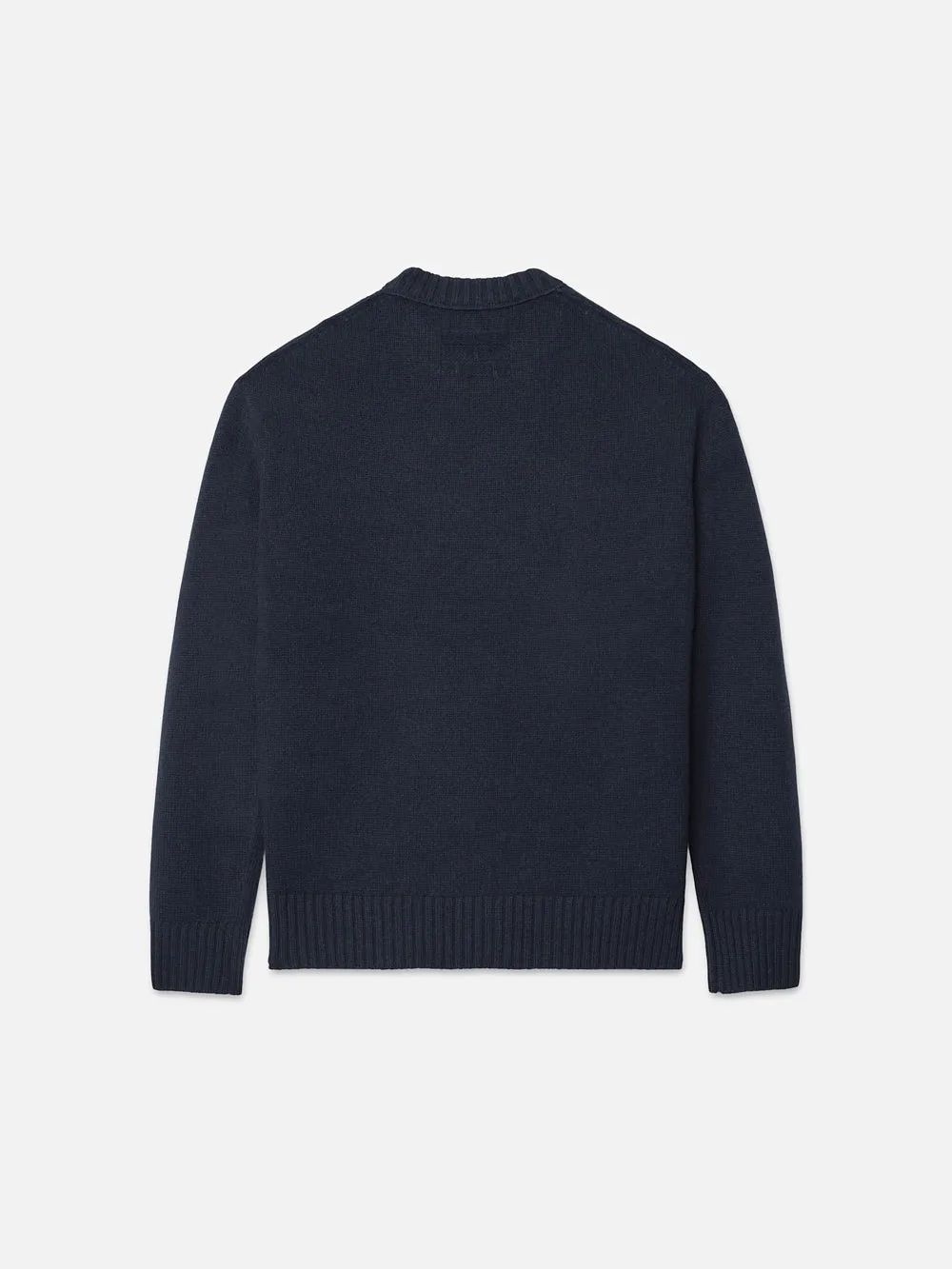 Men's Cashmere Crewneck Sweater -- Navy