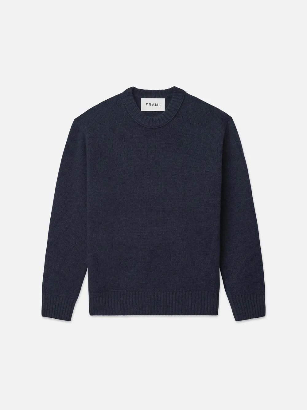 Men's Cashmere Crewneck Sweater -- Navy