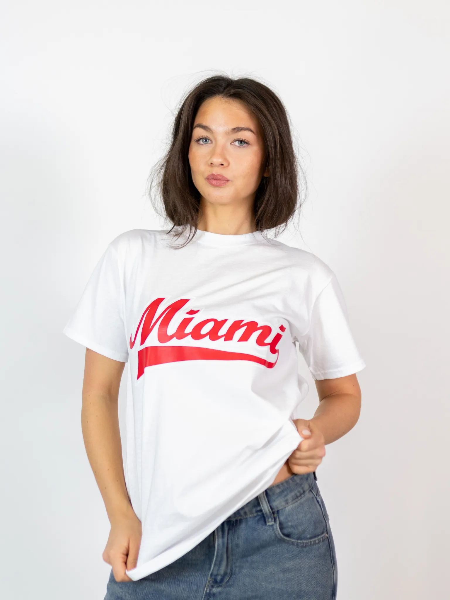 MIAMI SPORT TEE - HVID