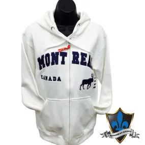 MONTREAL full zip moose Hoodie Sweat.