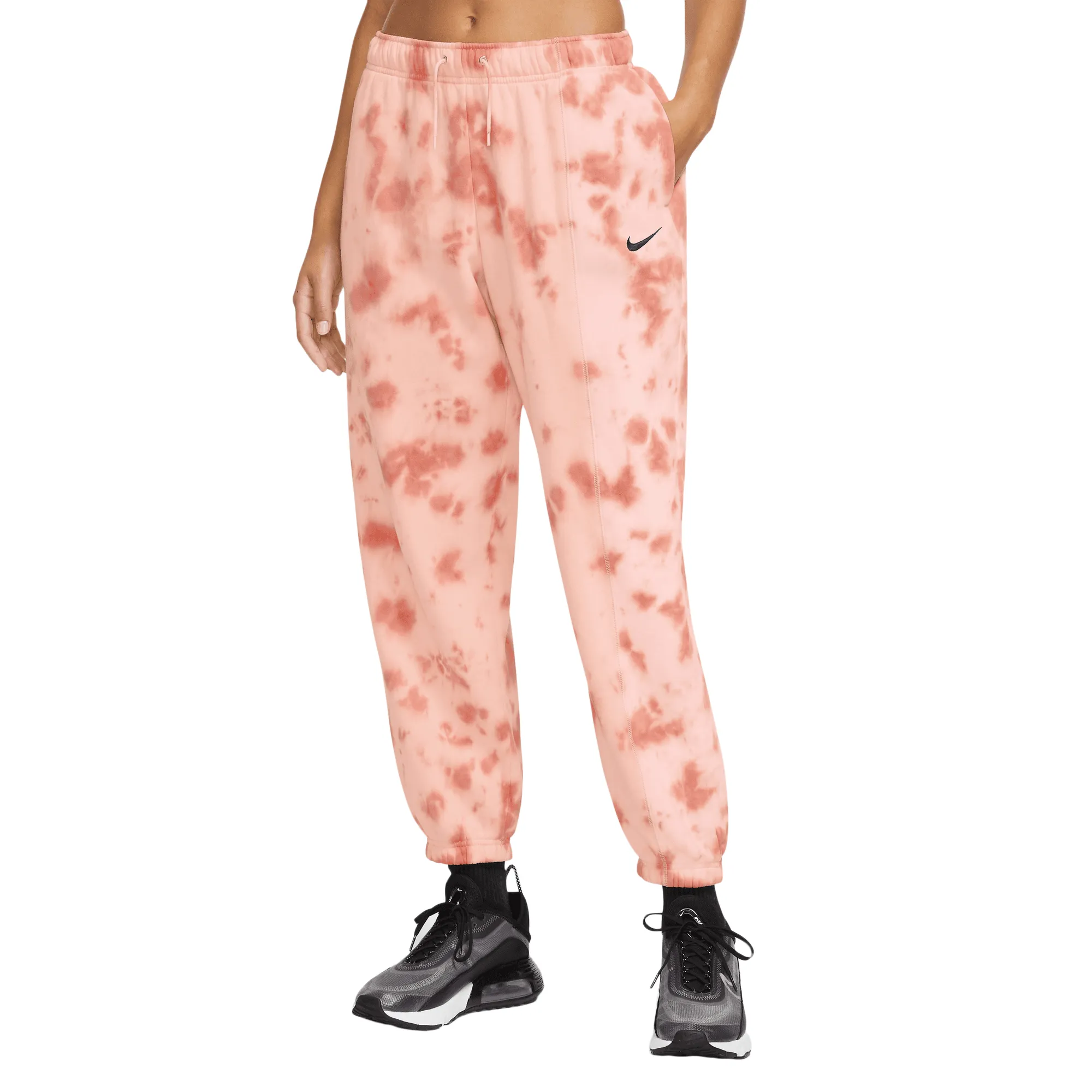 Nike Women's NSW Tie-Dye Fleece Pants Atmosphere/Madder Root DM6363-610