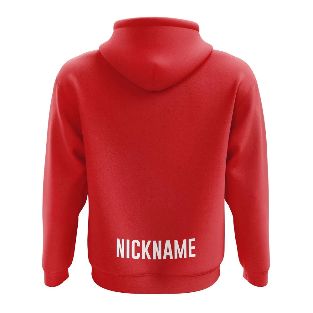 Onehunga Mangere Club Hoodie - Red