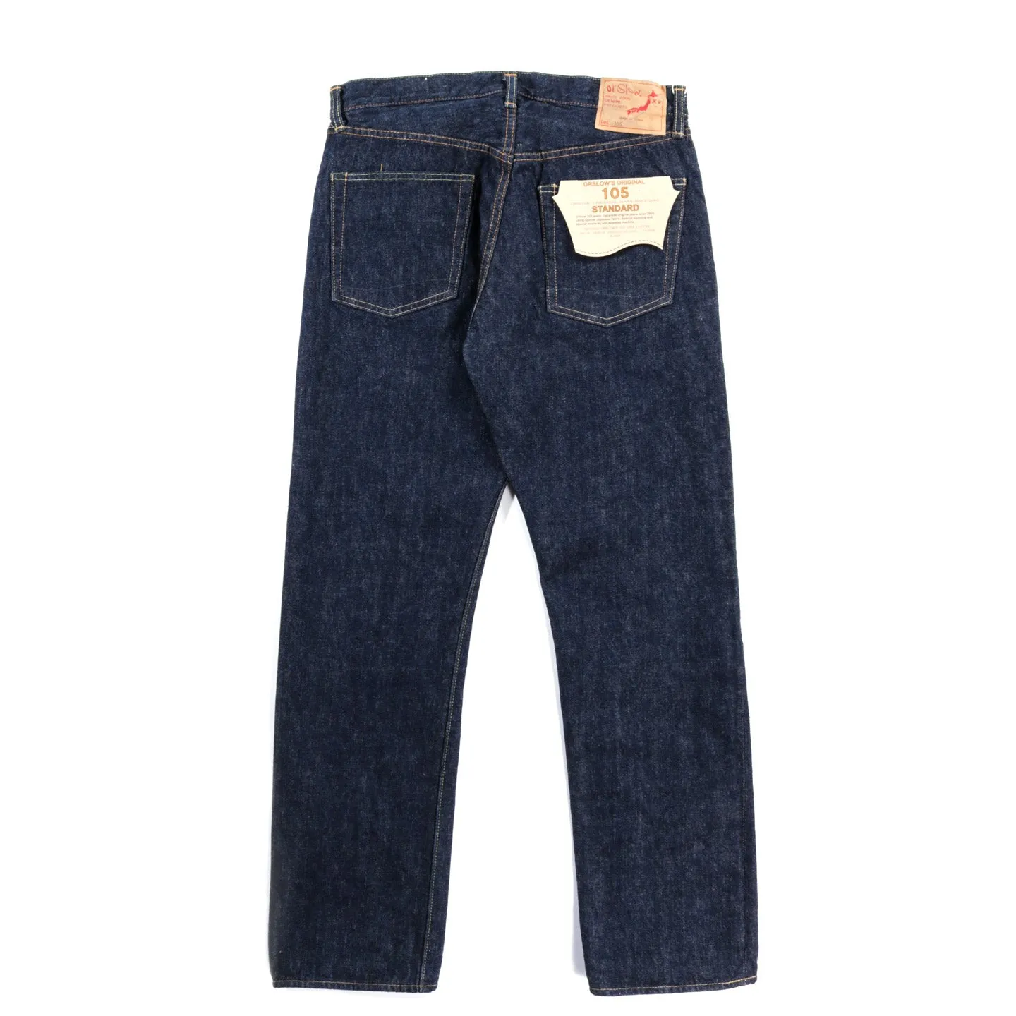 ORSLOW 105 STANDARD FIT OG SELVEDGE DENIM ONE WASH