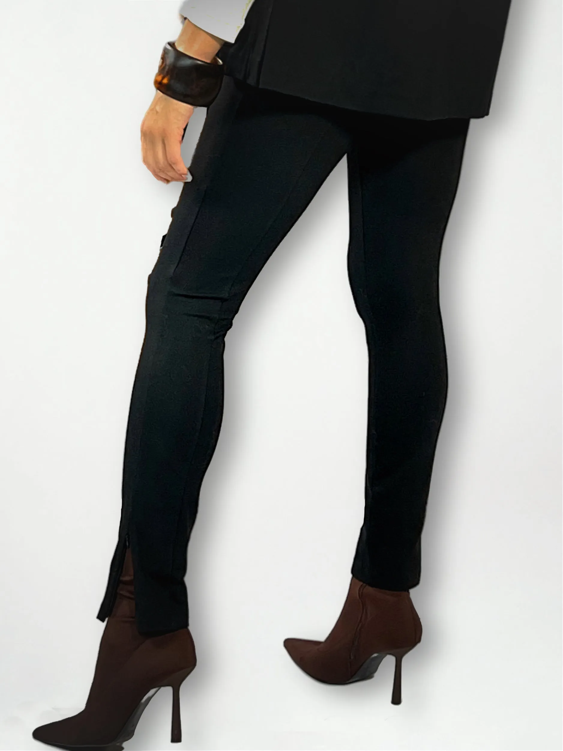 Pull On Luxury Ponte Ankle Pant - The Hudson