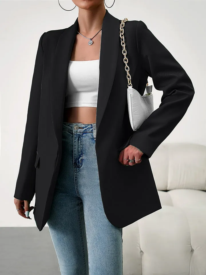 Rebekah Lapel Collar Long Sleeve Blazer