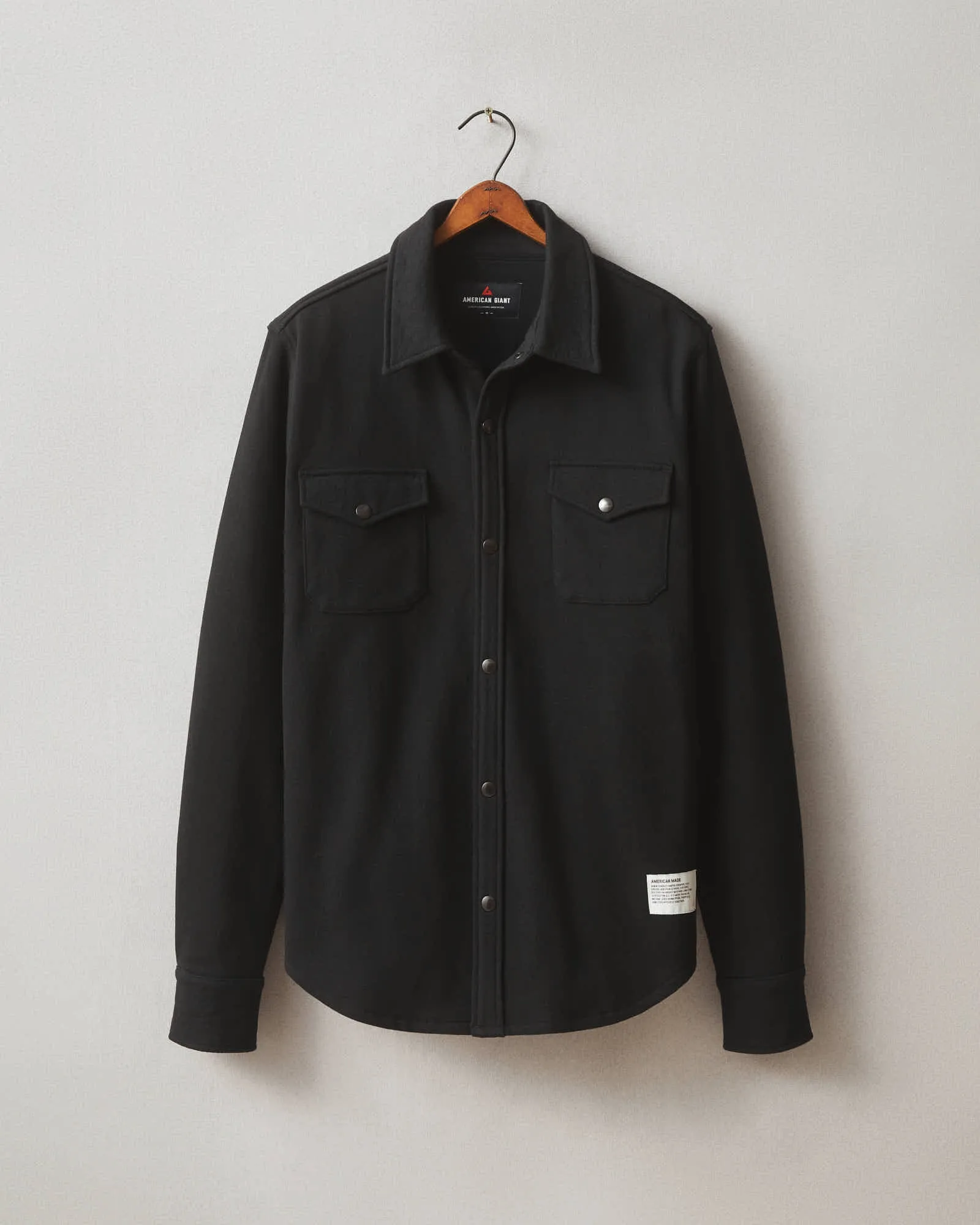 Redwood Fleece Overshirt - Black