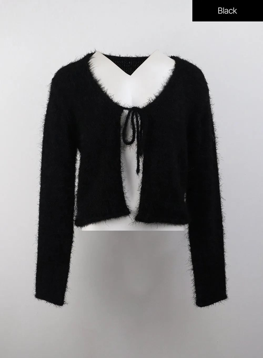 Ribbon Crop Knit Sweater CJ408