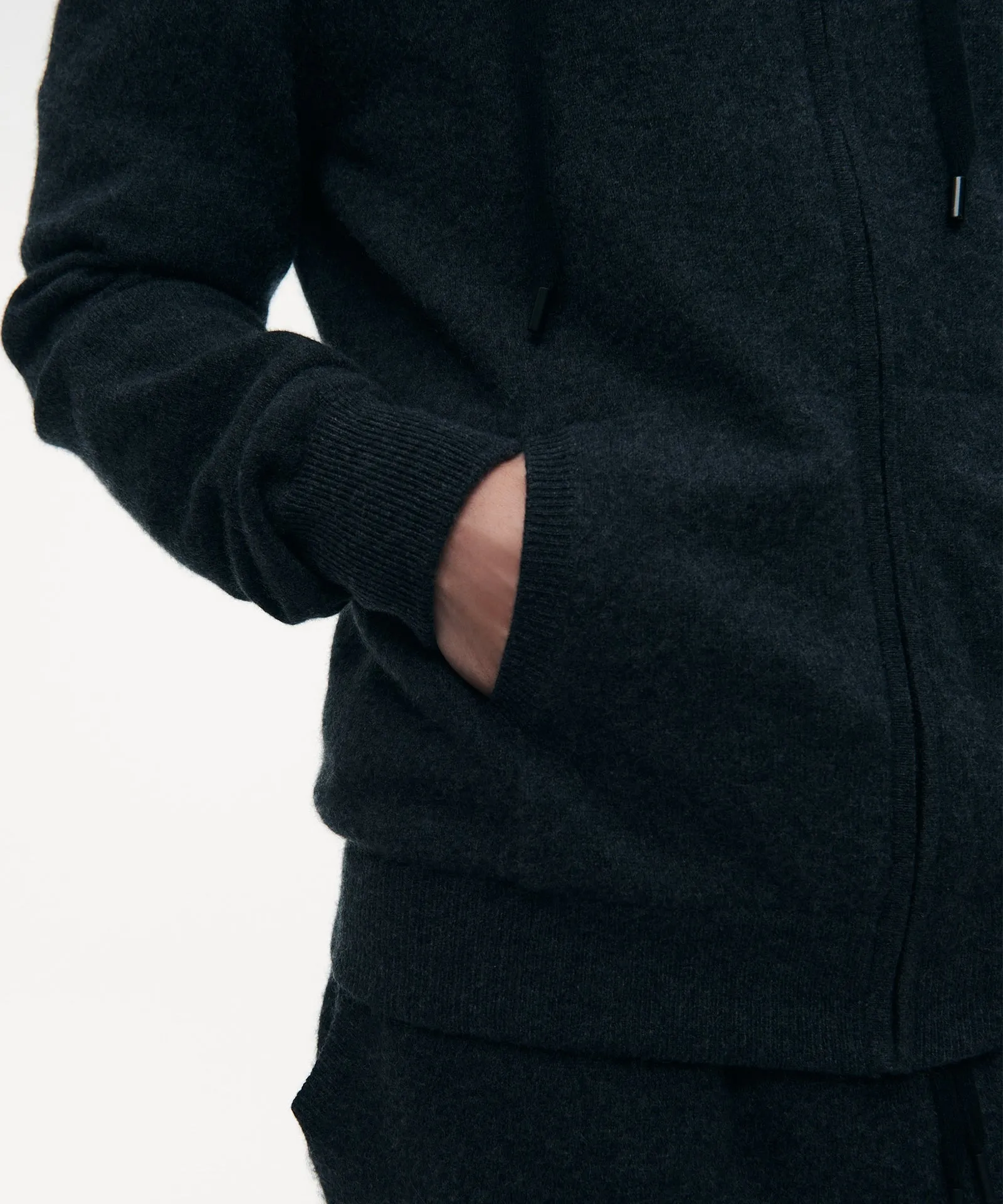 Signature Cashmere Zip Hoodie