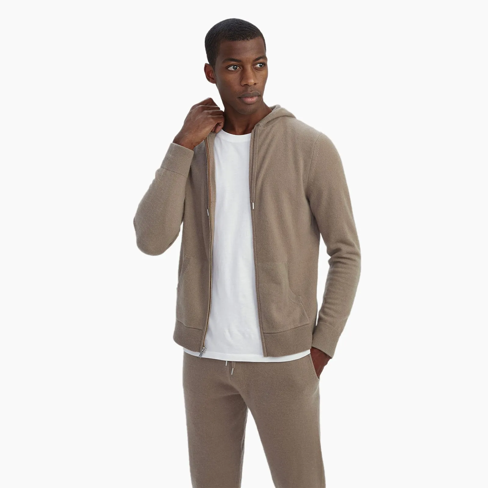 Signature Cashmere Zip Hoodie