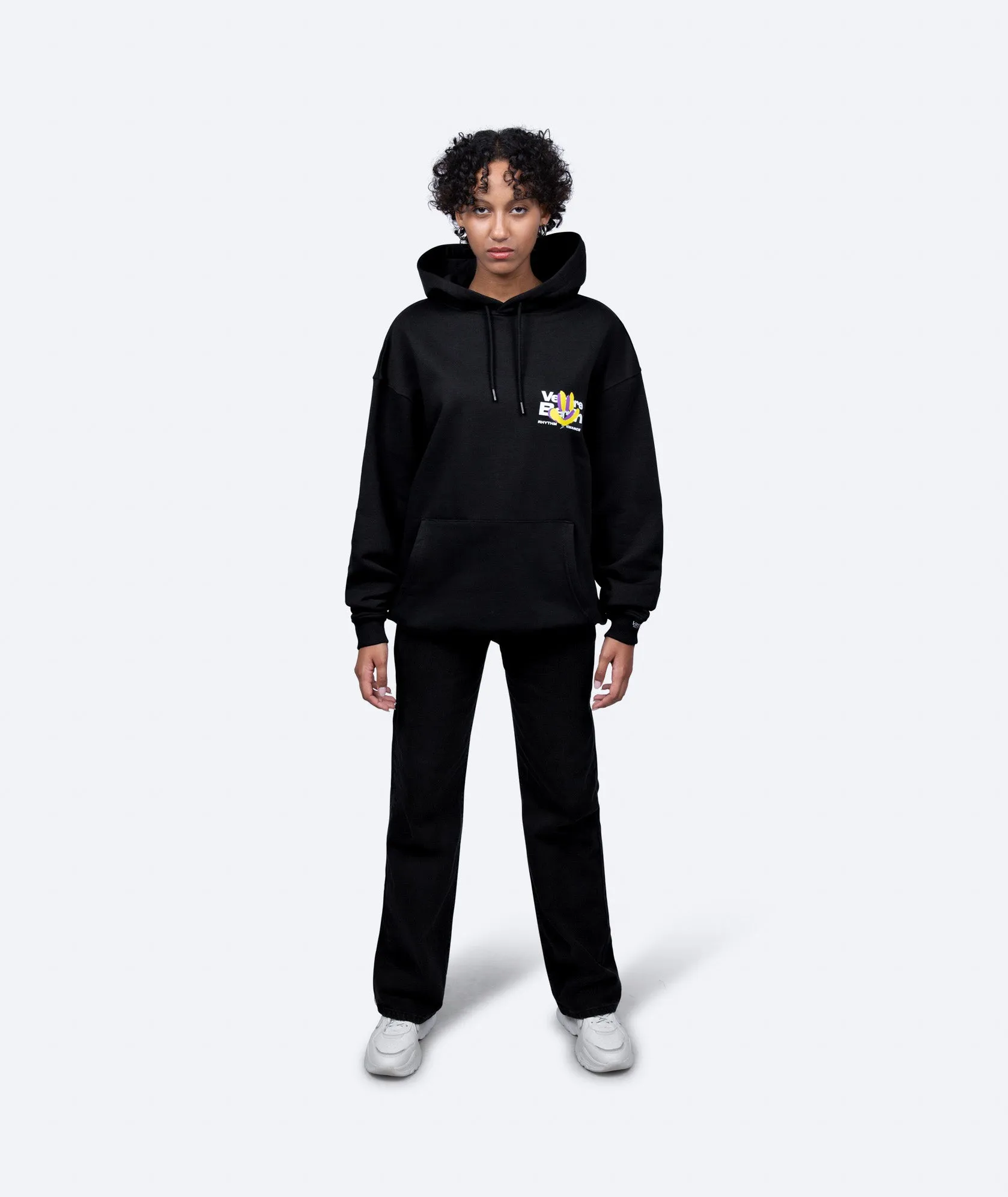 SMILE FOR ME HOODIE - BLACK