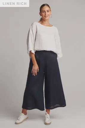 Studio Crop Pant (Navy)