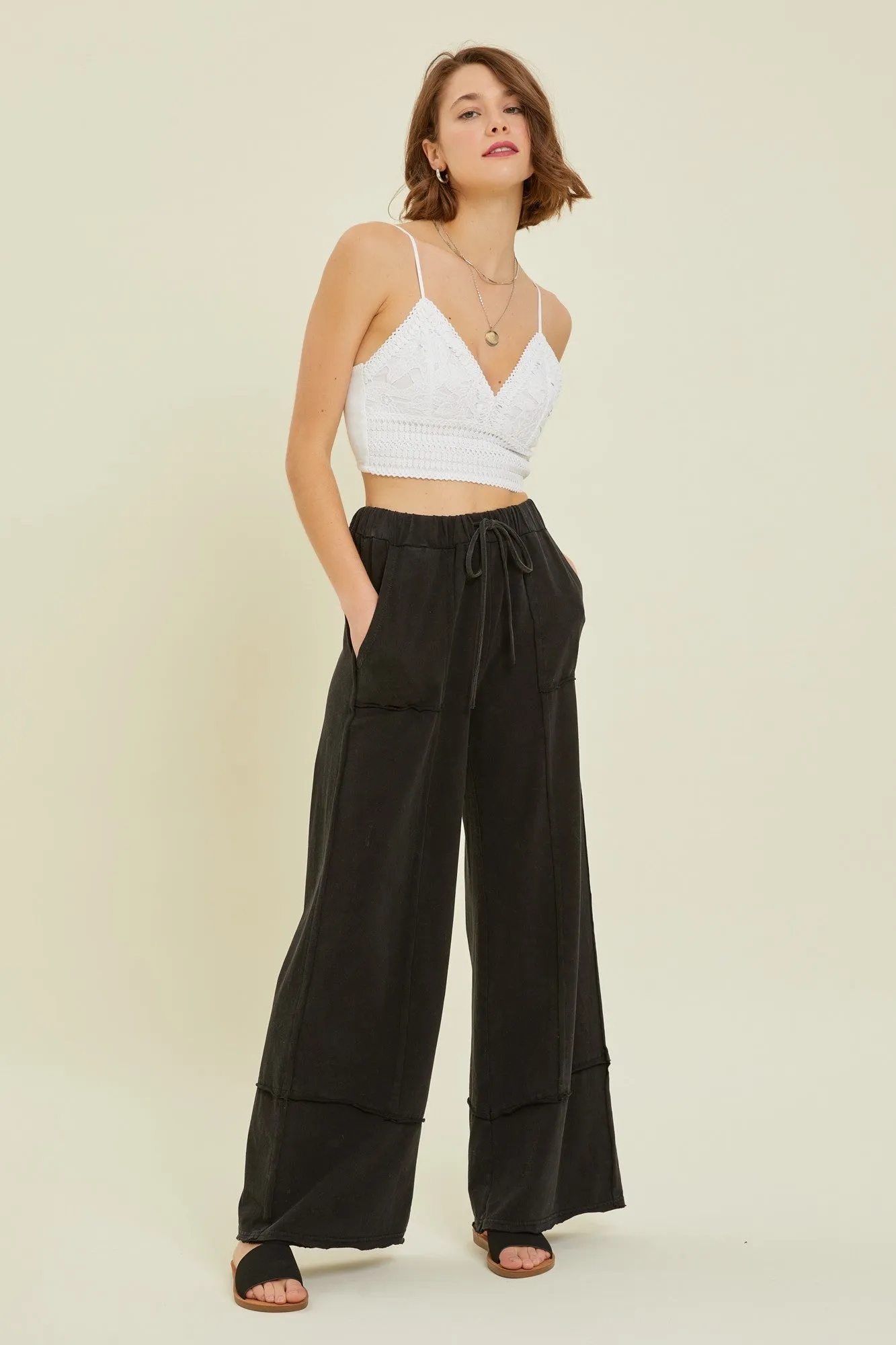 The Tabitha Knit Wide Leg Pants