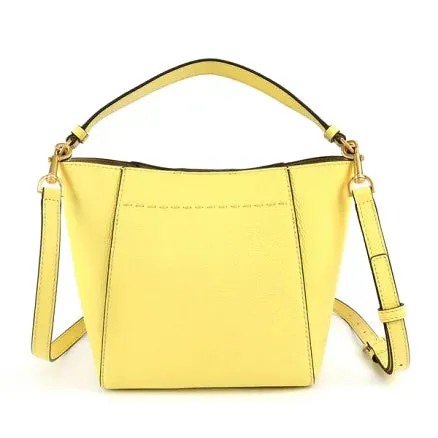 TORY BURCH CROSSBODY SATCHEL BAG IN YELLOW