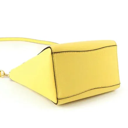 TORY BURCH CROSSBODY SATCHEL BAG IN YELLOW