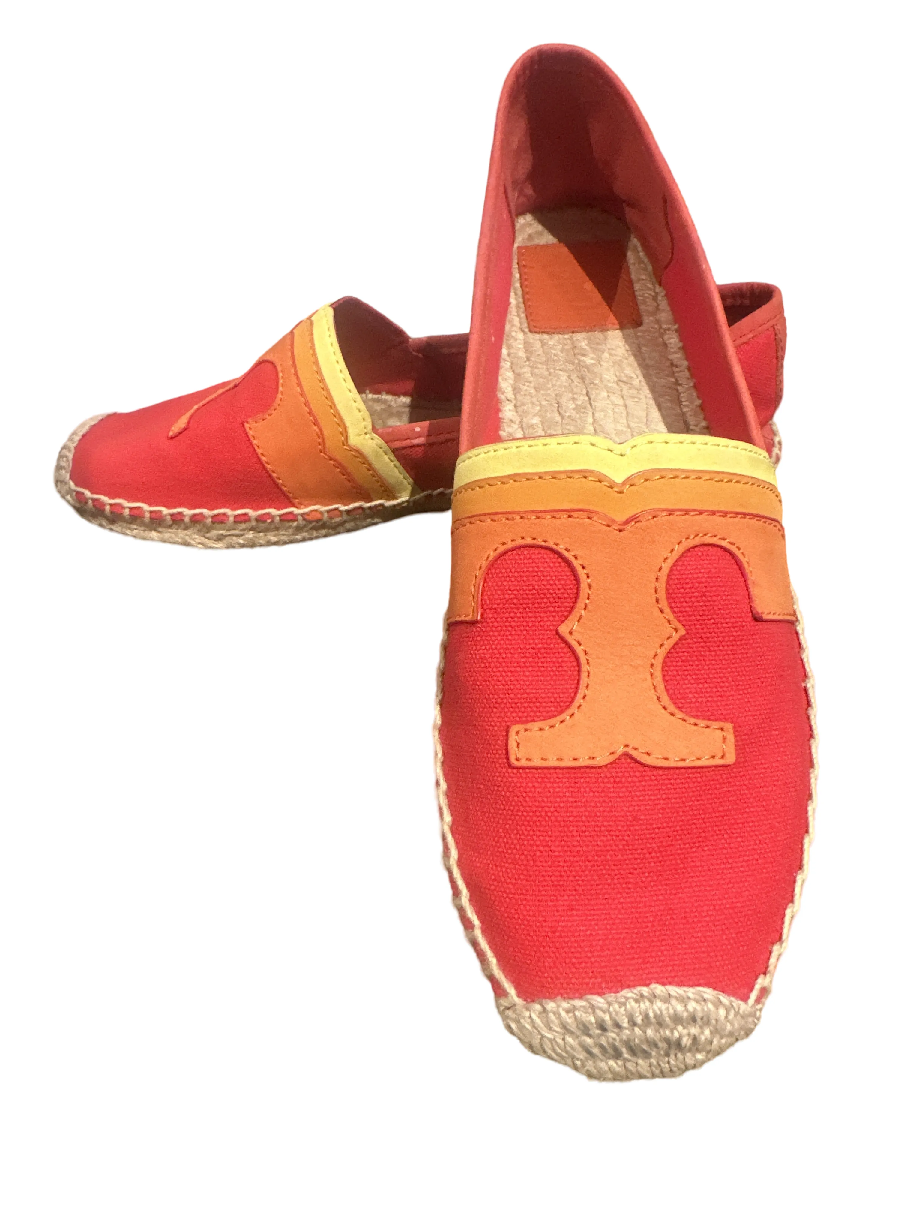 Tory Burch Red Canyon Canvas/Suede Espadrille /8