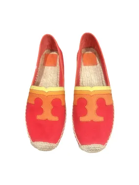 Tory Burch Red Canyon Canvas/Suede Espadrille /8