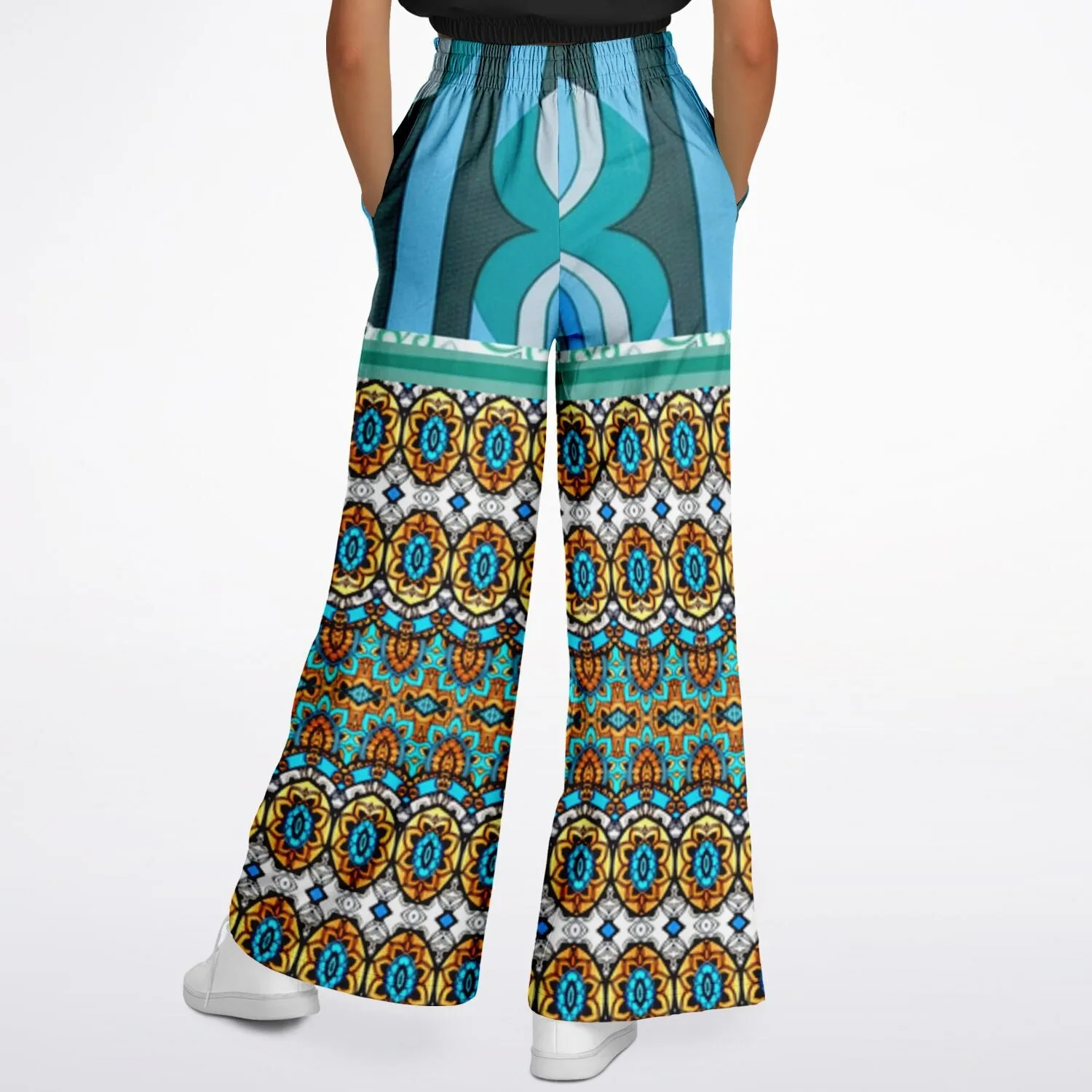 Turquoise Tonight Stretchy Phat Bellbottoms