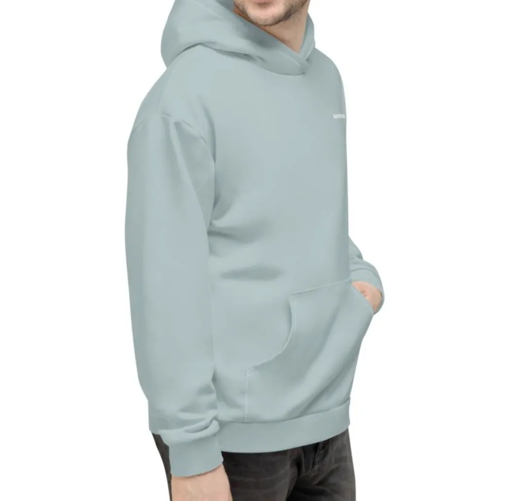 UNISEX SKATE-EASY BASIC LOGO HOODIE - PALE GREEN