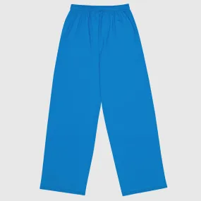 Unisex wide-leg pants - Blue