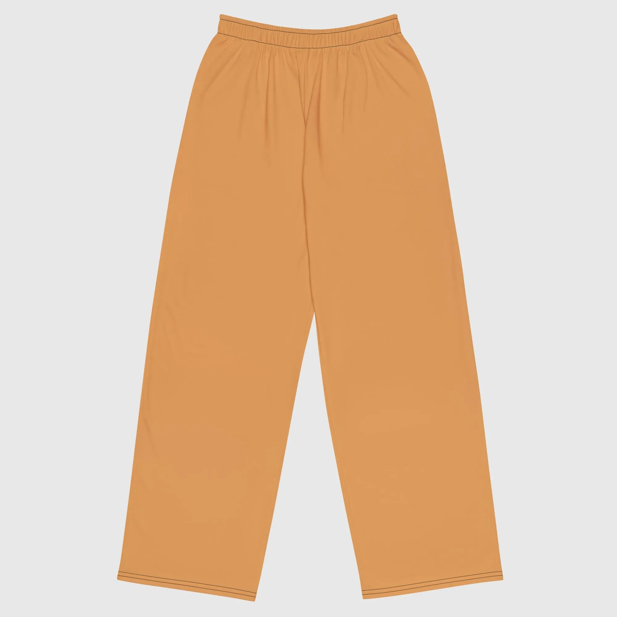 Unisex wide-leg pants - Orange