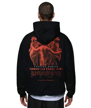 UNIVERSAL BODY TALK HOODIE - BLACK