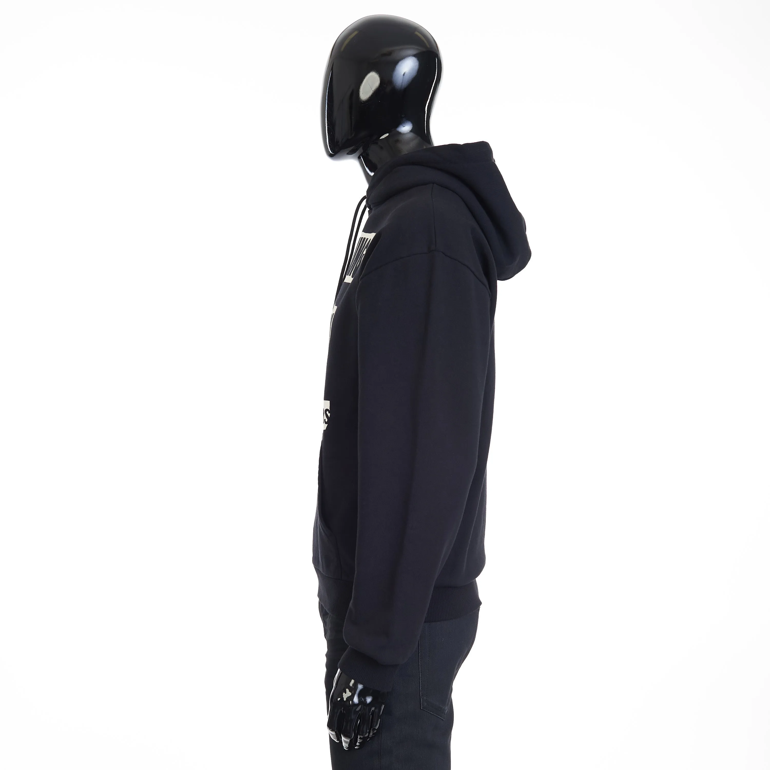 x ALAN VEGA Loose Hoodie "Everything Special Deadly Wait" Print In Cotton Fleece