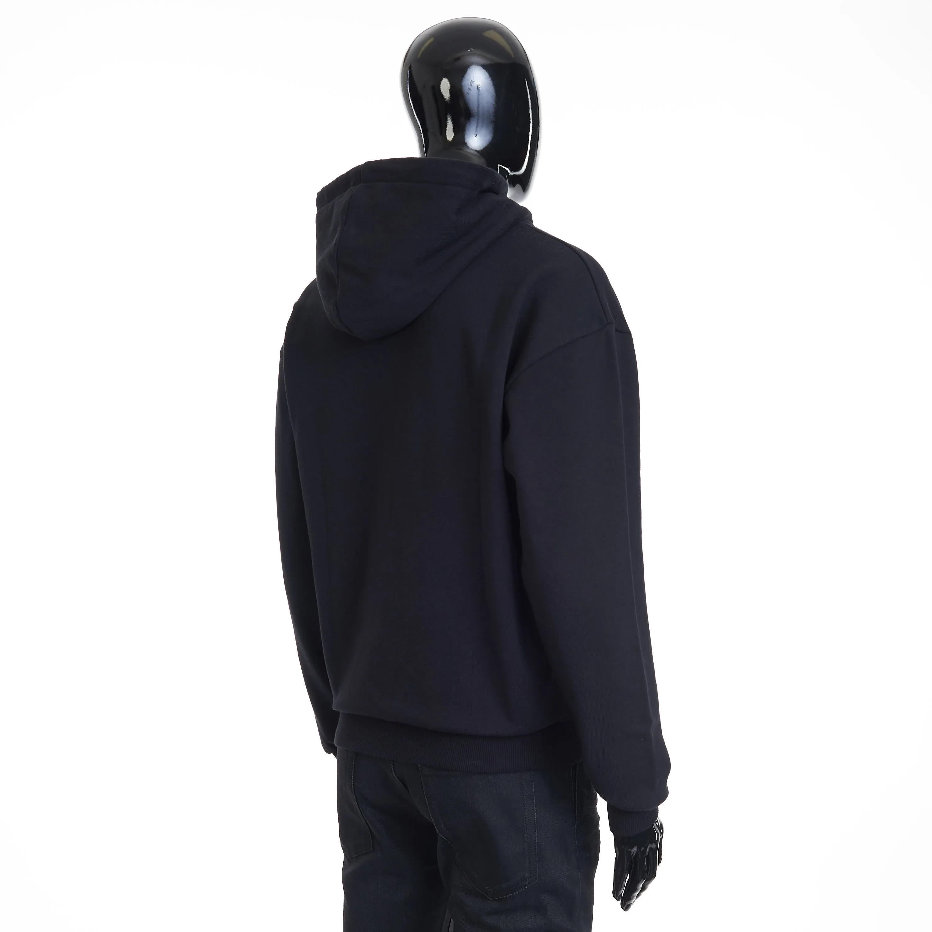 x ALAN VEGA Loose Hoodie "Everything Special Deadly Wait" Print In Cotton Fleece