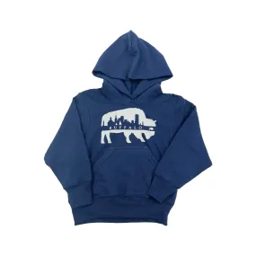 Youth Navy Skyline Hoodie